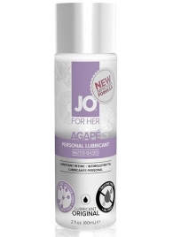 Лубрикант на водной основе для женщин JO AGAPE LUBRICANT ORIGINAL - 60 мл. - System JO - купить с доставкой в Шахтах