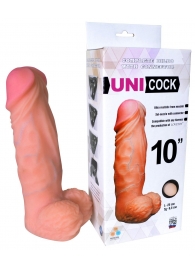 Фаллическая насадка Харнесс UNICOCK 10  - 25 см. - LOVETOY (А-Полимер) - купить с доставкой в Шахтах
