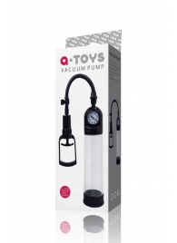 Чёрная вакуумная помпа A-toys с манометром и прозрачной колбой - A-toys - в Шахтах купить с доставкой