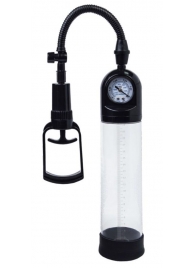 Чёрная вакуумная помпа A-toys с манометром и прозрачной колбой - A-toys - в Шахтах купить с доставкой