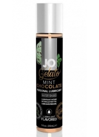 Лубрикант с ароматом мятного шоколада JO GELATO MINT CHOCOLATE - 30 мл. - System JO - купить с доставкой в Шахтах