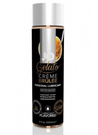 Лубрикант с ароматом крем-брюле JO GELATO CREME BRULEE - 120 мл. - System JO - купить с доставкой в Шахтах