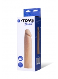 Реалистичная насадка с ярко выраженной головкой - 16,5 см. - A-toys - в Шахтах купить с доставкой