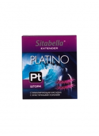 Стимулирующая насадка со спиралью из усиков Platino  Шторм - Sitabella - купить с доставкой в Шахтах