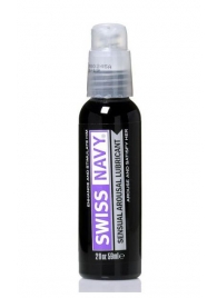 Возбуждающий гель-лубрикант на водной основе Sensual Arousal Lubricant - 59 мл. - Swiss navy - купить с доставкой в Шахтах