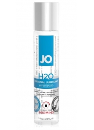 Возбуждающий лубрикант на водной основе JO Personal Lubricant H2O Warming - 30 мл. - System JO - купить с доставкой в Шахтах