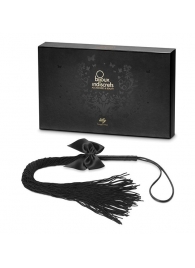 Чёрная плётка Lilly Whip Bijoux - Bijoux Indiscrets - купить с доставкой в Шахтах