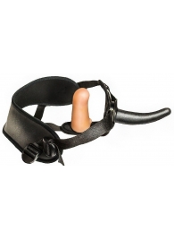 Женский страпон с вагинальной пробкой Woman Strap - 12 см. - LOVETOY (А-Полимер) - купить с доставкой в Шахтах