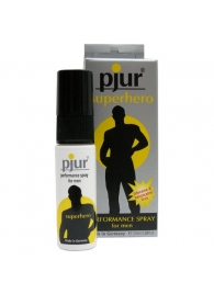 Пролонгирующий мужской спрей pjur SUPERHERO spray - 20 мл. - Pjur - купить с доставкой в Шахтах