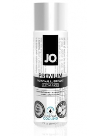 Охлаждающий лубрикант на силиконовой основе JO Personal Premium Lubricant Cooling - 60 мл. - System JO - купить с доставкой в Шахтах