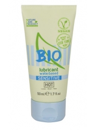 Органический лубрикант для чувствительной кожи Bio Sensitive - 50 мл. - HOT - купить с доставкой в Шахтах