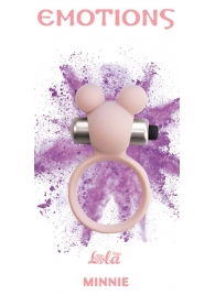 Розовое эрекционное виброколечко Emotions Minnie Light pink - Lola Games - в Шахтах купить с доставкой