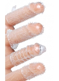Набор из 4 насадок на член Pleasured Penis Enhancement Sleeve 4 Pack - XR Brands - в Шахтах купить с доставкой