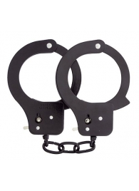 Чёрные наручники из листового металла BONDX METAL CUFFS BLACK - Dream Toys - купить с доставкой в Шахтах