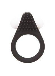 Чёрное эрекционное кольцо LIT-UP SILICONE STIMU RING 1 BLACK - Dream Toys - в Шахтах купить с доставкой