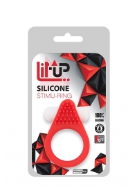 Красное эрекционное кольцо LIT-UP SILICONE STIMU RING 1 RED - Dream Toys - в Шахтах купить с доставкой
