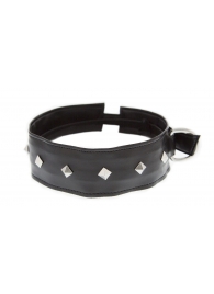 Полиуретановый ошейник с пуклями Collar with Studs - Blush Novelties - купить с доставкой в Шахтах