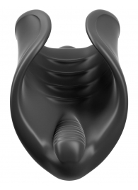 Чёрный мастурбатор Vibrating Silicone Stimulator с вибрацией - Pipedream - в Шахтах купить с доставкой