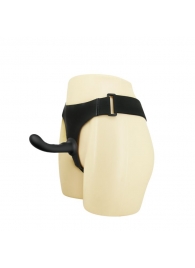 Страпон с изогнутой головкой Ultra Harness Curvy Dildo - 15,8 см. - Baile - купить с доставкой в Шахтах