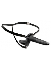 Женский страпон с вагинальной пробкой Double Penetrix Strap-on - 15 см. - Pipedream - купить с доставкой в Шахтах
