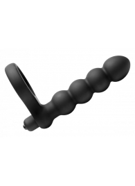 Насадка для двойного проникновения Double Fun Cock Ring with Double Penetration Vibe - XR Brands - в Шахтах купить с доставкой