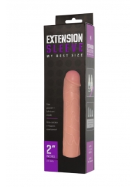 Насадка-удлинитель Extension sleeve телесного цвета - 18,5 см. - Sitabella - в Шахтах купить с доставкой