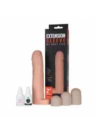 Насадка-удлинитель Extension sleeve с подхватом мошонки - 19 см. - Sitabella - в Шахтах купить с доставкой