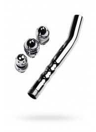 Металлический анальный душ с тремя насадками - ToyFa - купить с доставкой в Шахтах