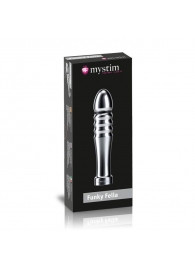 Ребристый фаллоимитатор для электростимуляции Funky Fella Rill Dildo - 13 см. - MyStim - купить с доставкой в Шахтах