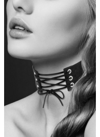 Оригинальный ошейник-чокер со шнуровкой - Bijoux Pour Toi - купить с доставкой в Шахтах