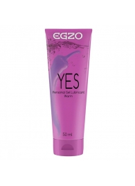 Согревающий лубрикант на водной основе Egzo Yes - 50 мл. - EGZO - купить с доставкой в Шахтах