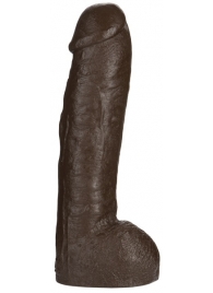 Большая насадка для трусиков Vac-U-Lock Realistic Hung - 31,7 см. - Doc Johnson - купить с доставкой в Шахтах