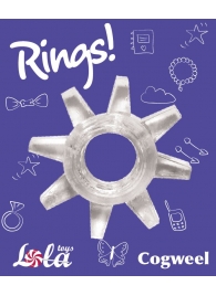 Прозрачное эрекционное кольцо Rings Cogweel - Lola Games - в Шахтах купить с доставкой