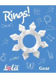 Прозрачное эрекционное кольцо Rings Gear - Lola Games - в Шахтах купить с доставкой
