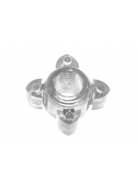 Прозрачное эрекционное кольцо Rings Screw - Lola Games - в Шахтах купить с доставкой