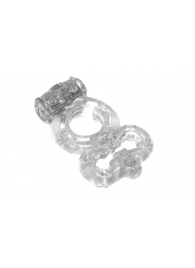 Прозрачное эрекционное кольцо Rings Treadle с подхватом - Lola Games - в Шахтах купить с доставкой