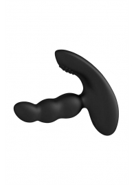 Черный силиконовый стимулятор простаты Levett Nitoc с пультом ДУ - Levett - в Шахтах купить с доставкой