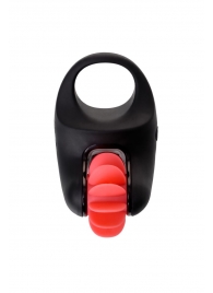 Чёрно-красное эрекционное виброкольцо Erotist - Erotist Adult Toys - в Шахтах купить с доставкой