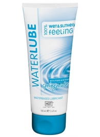 Лубрикант на основе чистой родниковой воды WaterLube - 100 мл. - HOT - купить с доставкой в Шахтах