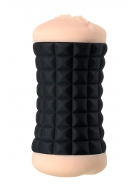 Двухсторонний мастурбатор JOS JANICE в черном цилиндре - JOS - в Шахтах купить с доставкой