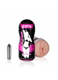 Мастурбатор-вагина Sex In A Can Vibra Vagina Tunnel - Lovetoy - в Шахтах купить с доставкой