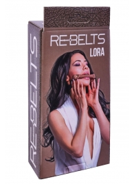 Кляп-трензель Lora с металлическими кольцами - Rebelts - купить с доставкой в Шахтах