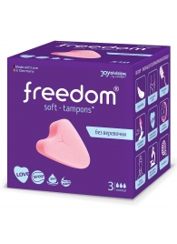 Женские гигиенические тампоны без веревочки FREEDOM normal - 3 шт. - Freedom - купить с доставкой в Шахтах