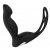 Черный вибромассажер простаты P-PLEASER W ERECTION ENHANCE - Dream Toys - в Шахтах купить с доставкой