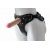 Черный пояс-трусики с двумя насадками Soft-Dolli - 16,5 и 10,5 см. - LOVETOY (А-Полимер) - купить с доставкой в Шахтах