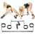 Комплект наручников и наножников с распорками Spread  em Bar and Cuff Set - Pipedream - купить с доставкой в Шахтах