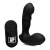 Черный стимулятор простаты Alpha-Pro 7X P-Milker Silicone Prostate Stimulator with Milking Bead - XR Brands - в Шахтах купить с доставкой