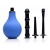 Анальный душ с 3 насадками Premium One-way Valve Anal Douche Set - XR Brands - купить с доставкой в Шахтах