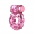 Розовое эрекционное виброкольцо Pink Bear - Baile - в Шахтах купить с доставкой