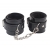 Черные оковы на ноги Obey Me Leather Ankle Cuffs - Chisa - купить с доставкой в Шахтах
